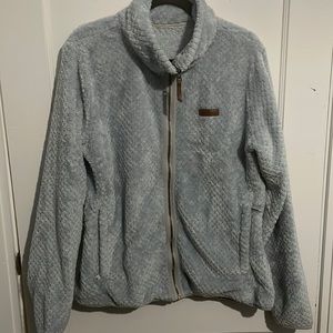 Dusty blue Columbia zip up